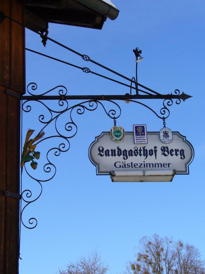 Landgasthof Berg Eurasburg Buitenkant foto